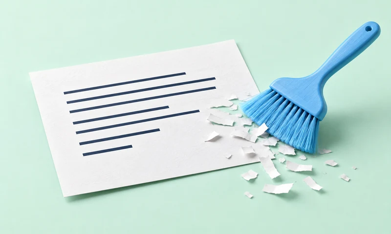 Illustration d’un document simplifié